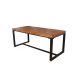 Solid wood and metal table - Camila