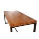 Massief houten en metalen tafel - Camila