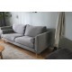 Jones 3-seater fabric sofa