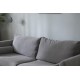 Jones 3-seater fabric sofa