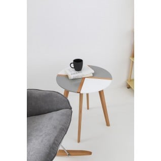 Round wooden coffee table - Lucina