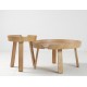 Table d'appoint ronde en bois - Zowa