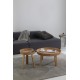 Round Wooden Side Table - Sowa