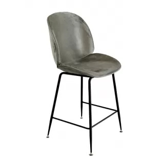 Bella bar stool in Velvet 