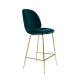 Bella bar stool in Velvet 