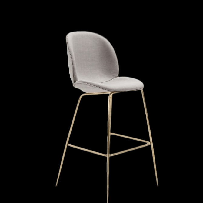 Beetle bar stool in Farbic - Gubi Inspiration 