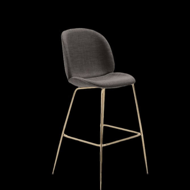 Beetle bar stool in Farbic - Gubi Inspiration 