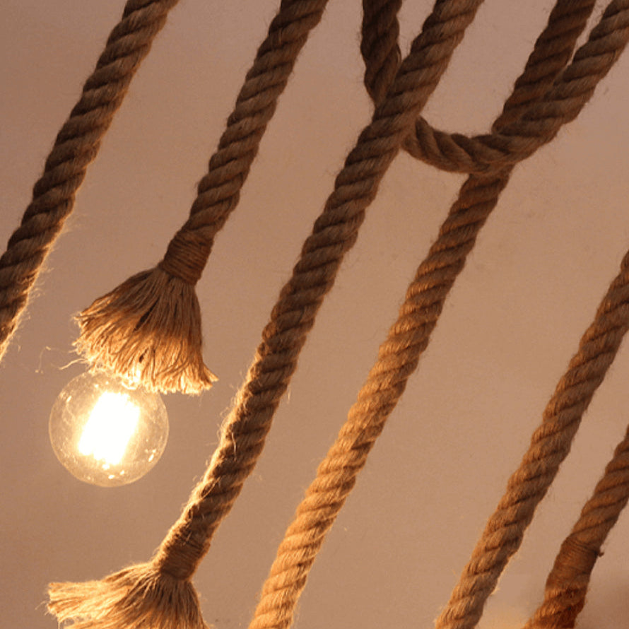 Rope chandelier
