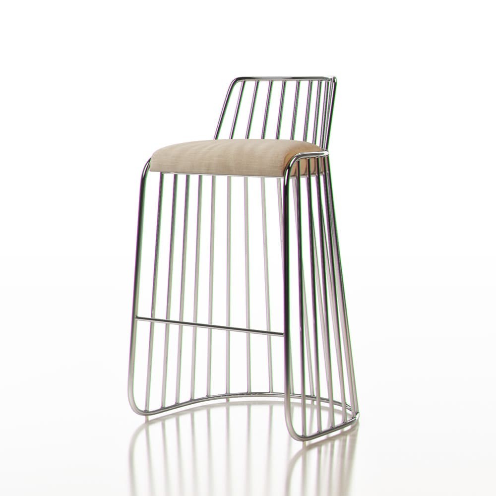 The golden Bride’s Veil bar stool  