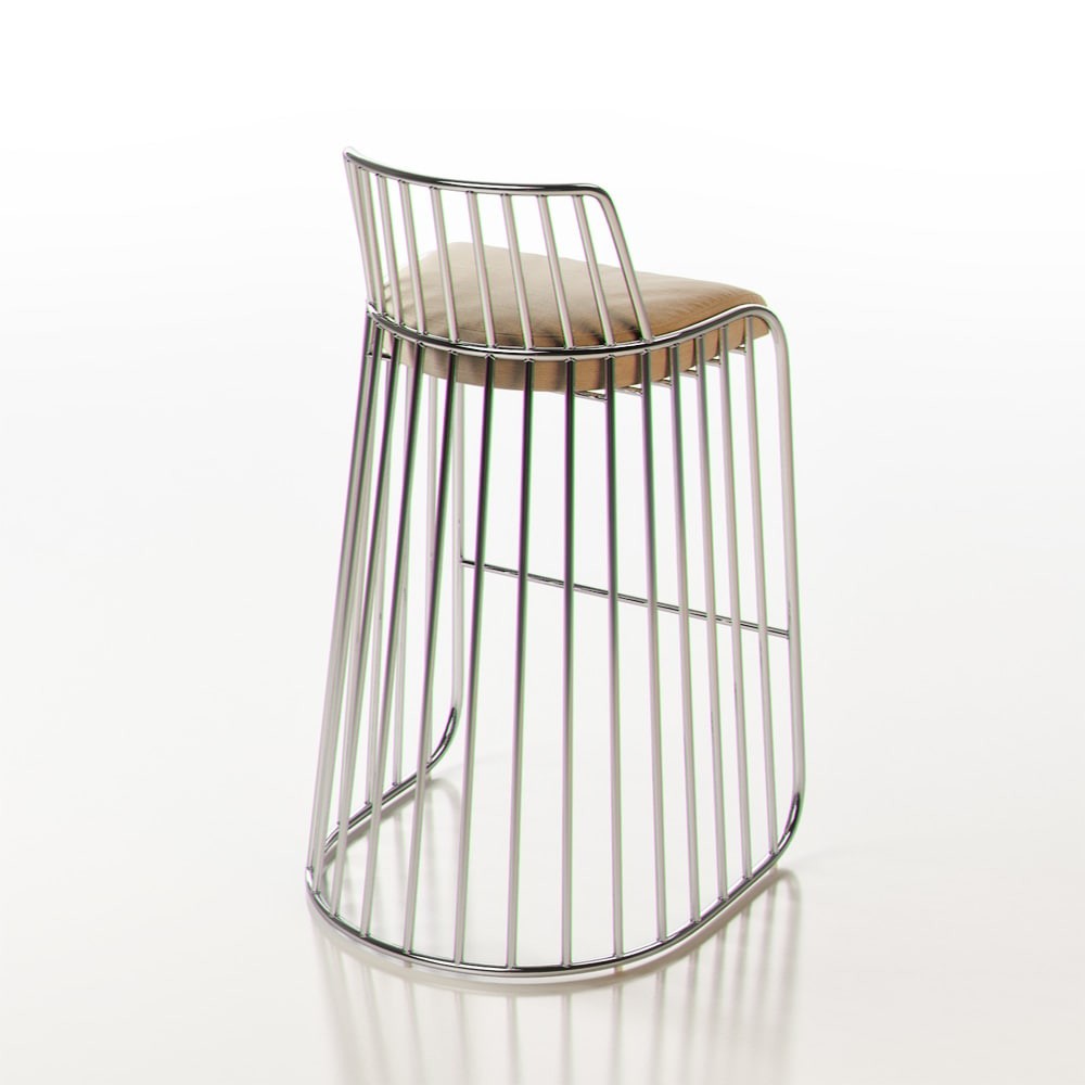 The golden Bride’s Veil bar stool  