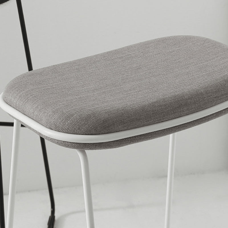 Lin Fabric Bar Stool 