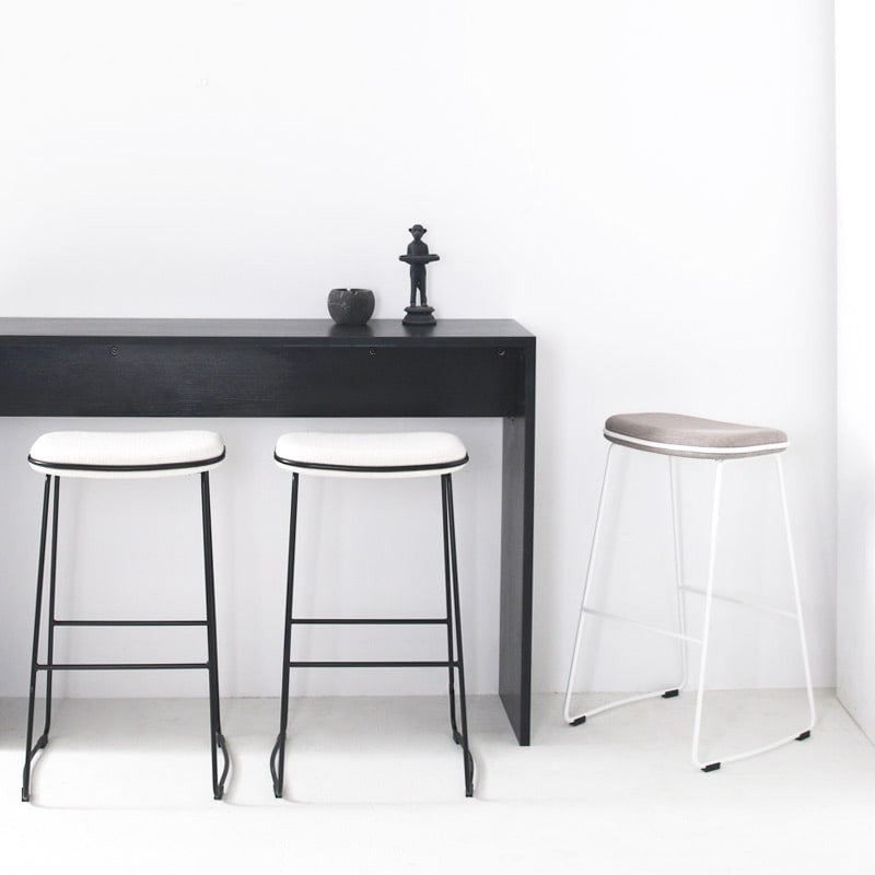 Lin Fabric Bar Stool 