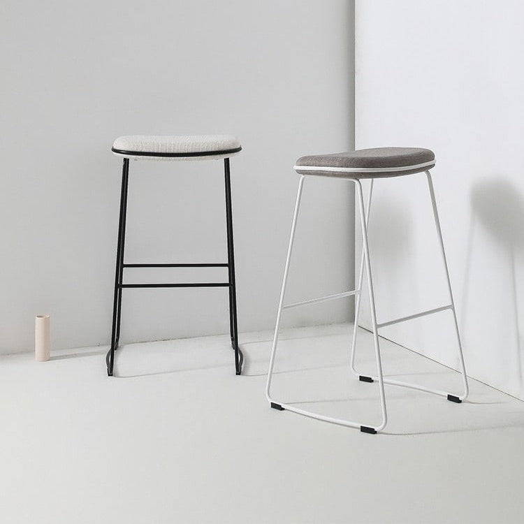 Lin Fabric Bar Stool 