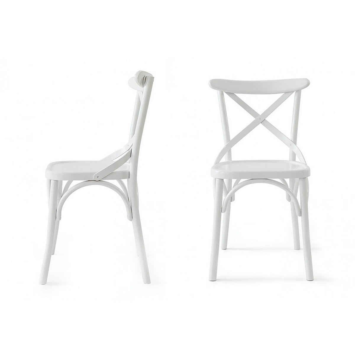 Set of 2 Albero19 Dining Chairs in White – product image 1