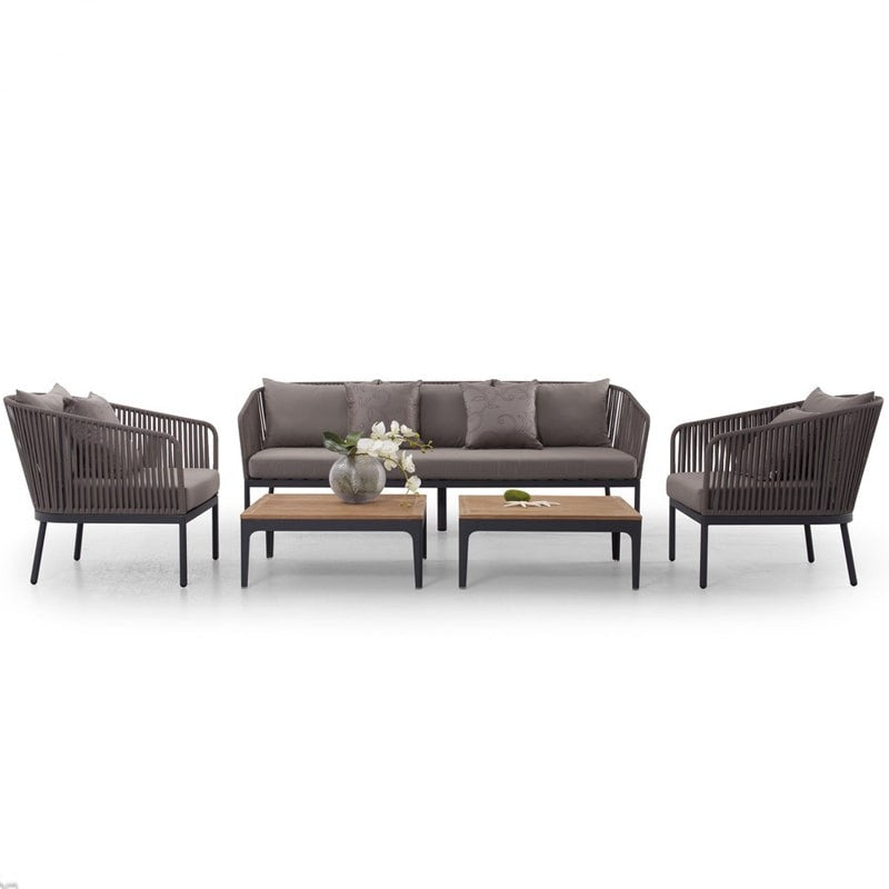 Patio Conversation Set Rattan 