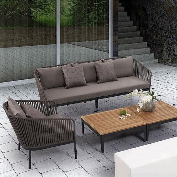 Patio Conversation Set Rattan 