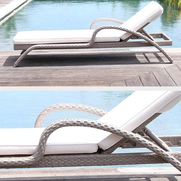 Garden furniture set in rattan BIARITZ