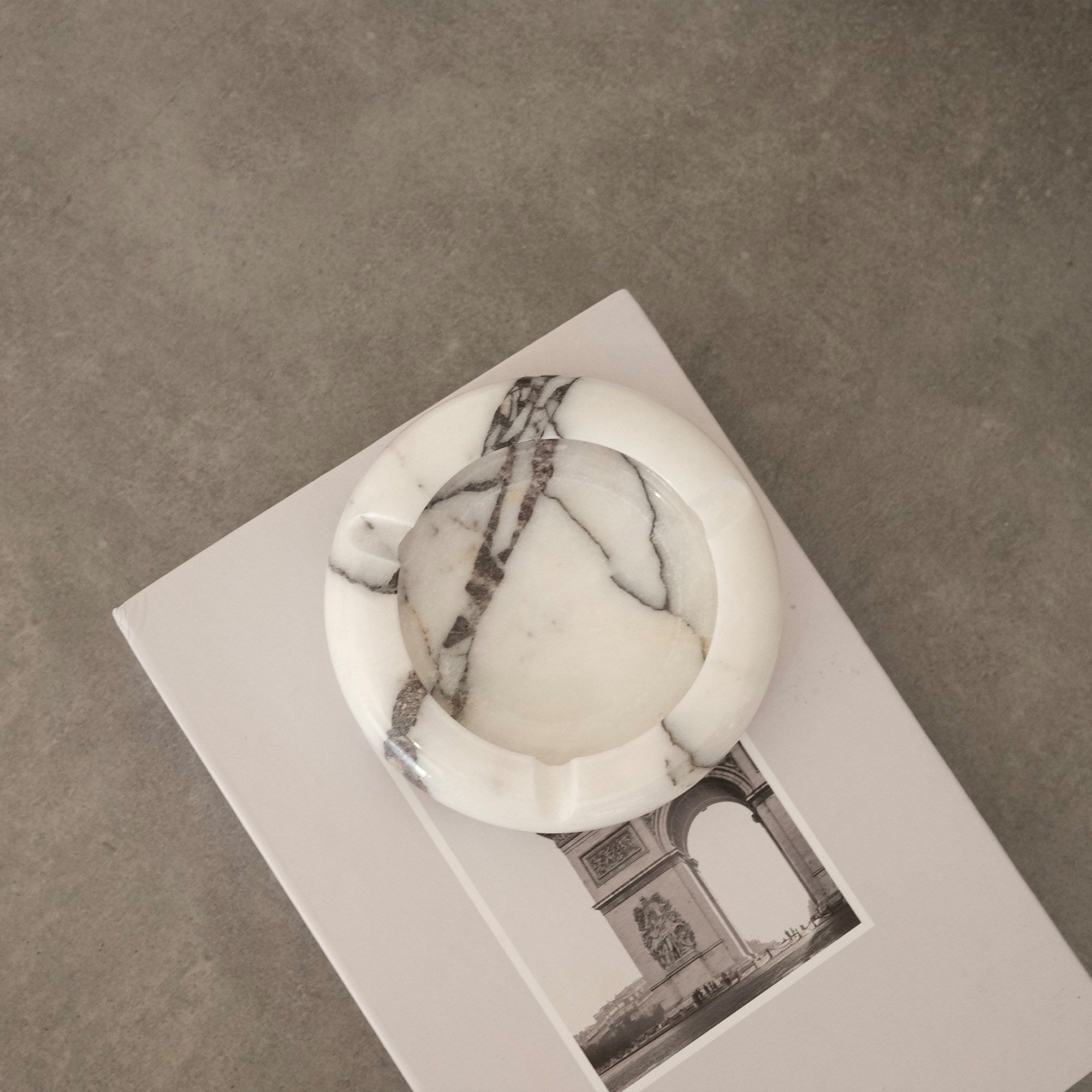Marble Ashtray Sicily Lila Marble | 144ARD1304
