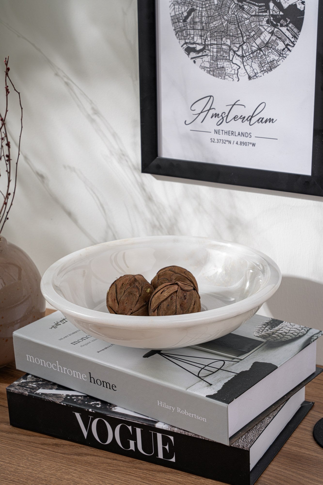 Decorative Bowl Thassos Marble | 144ARD1505