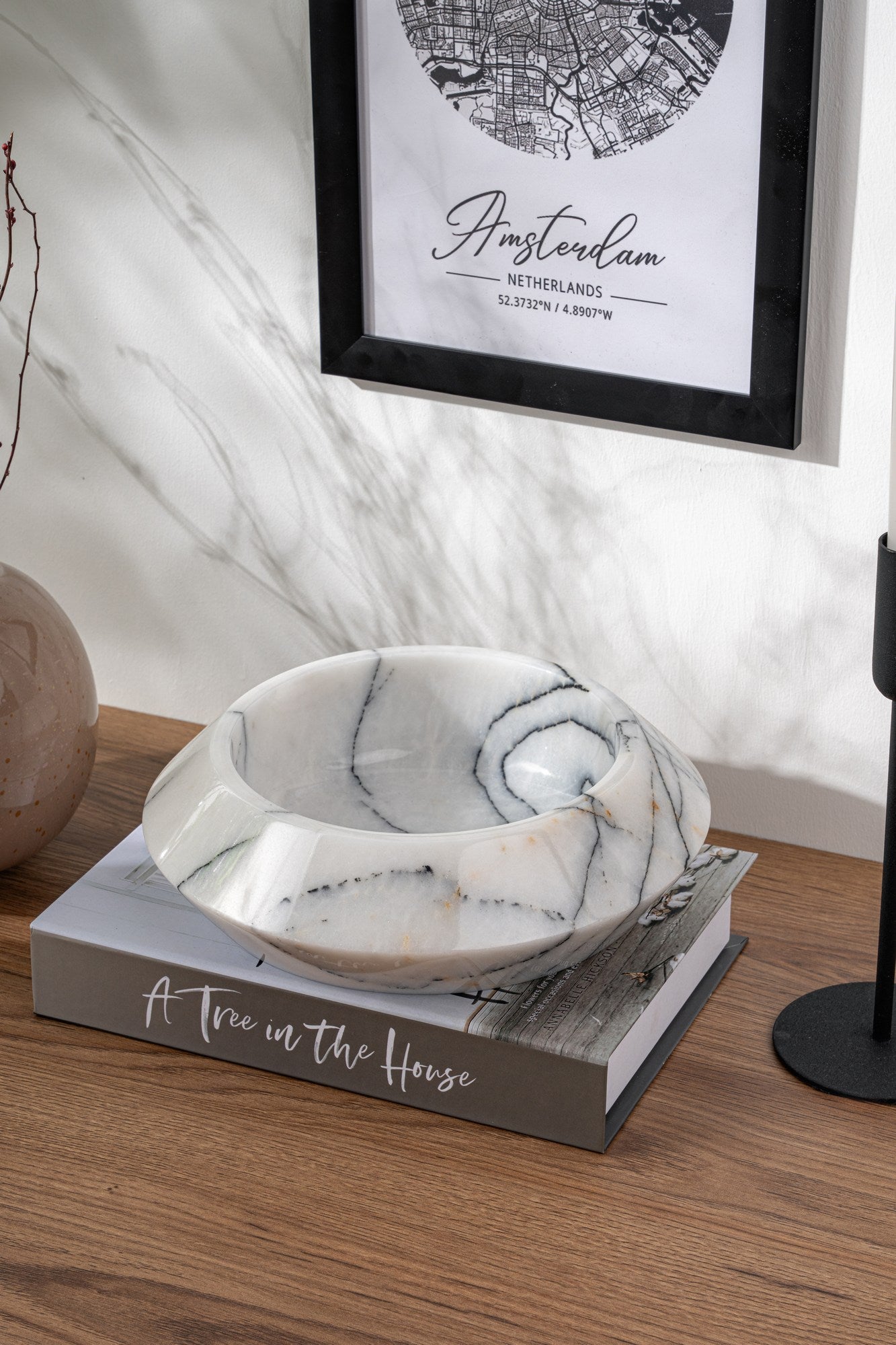 Decorative Bowl Sicily Lila Marble | 144ARD1507
