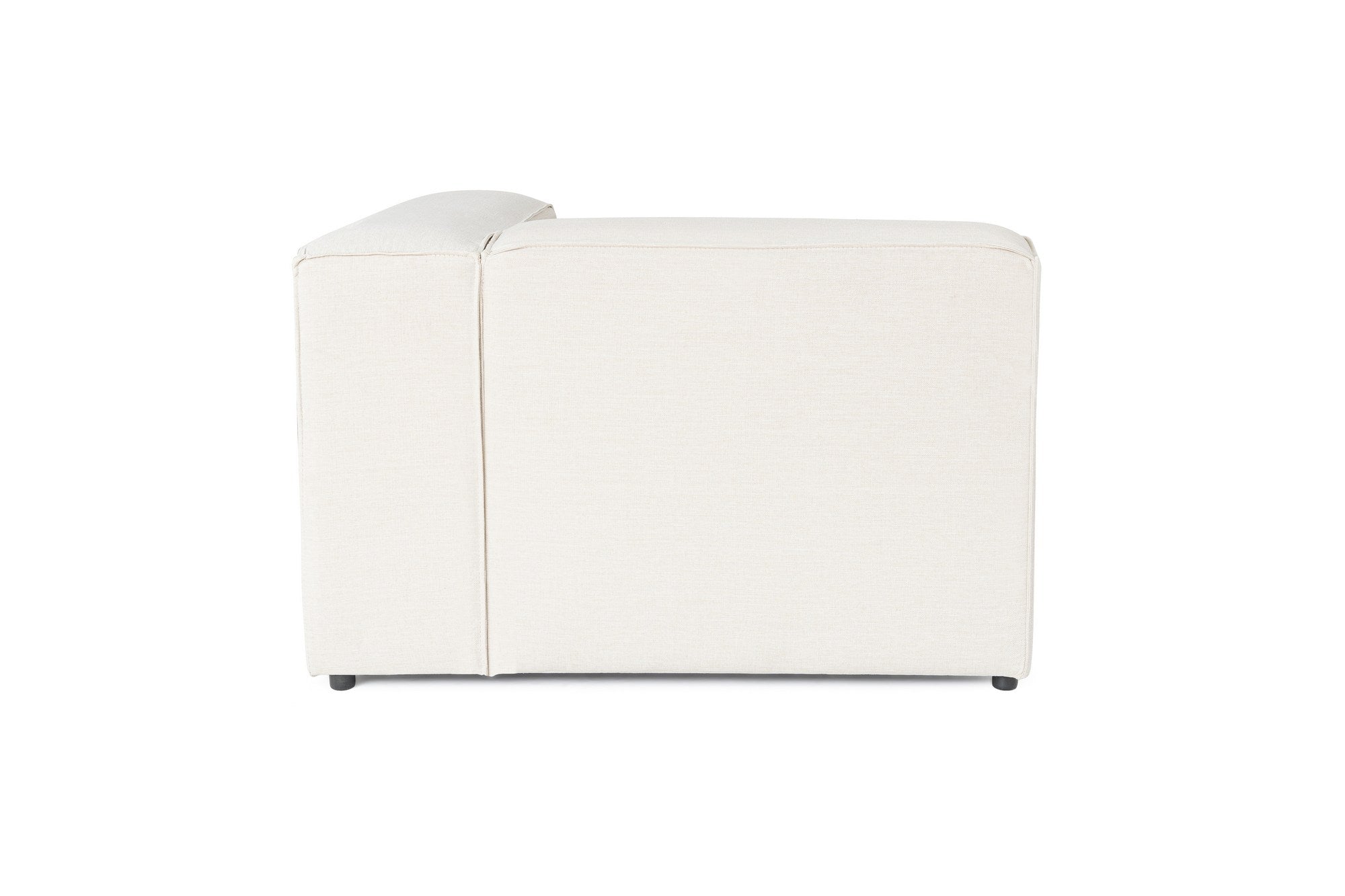 Frida – Ecru L Shape Corner Sofa | Designer Sectional for Living Room