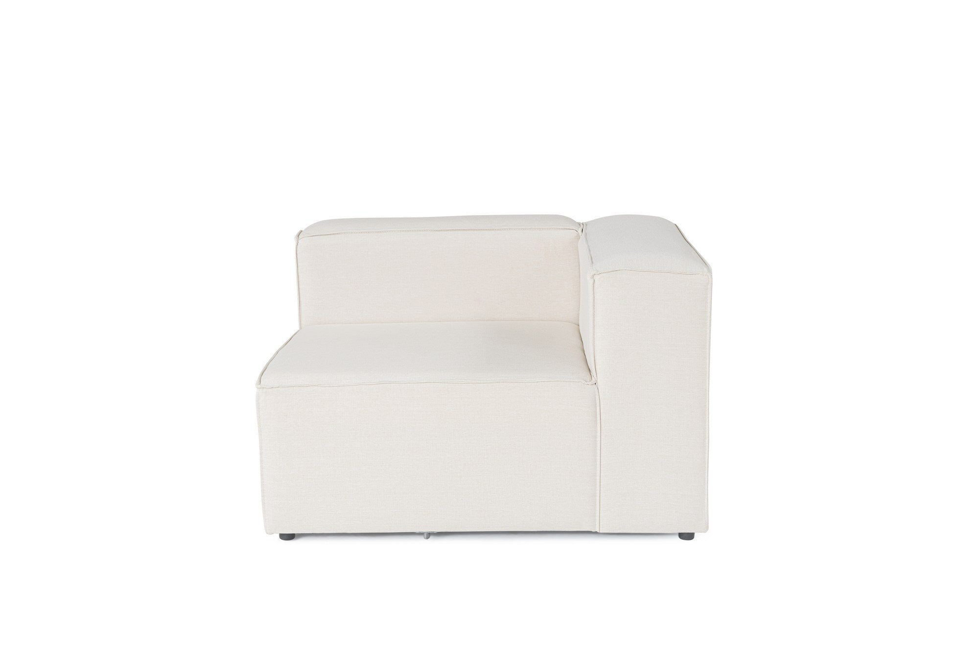 Frida – Ecru L Shape Corner Sofa | Designer Sectional for Living Room