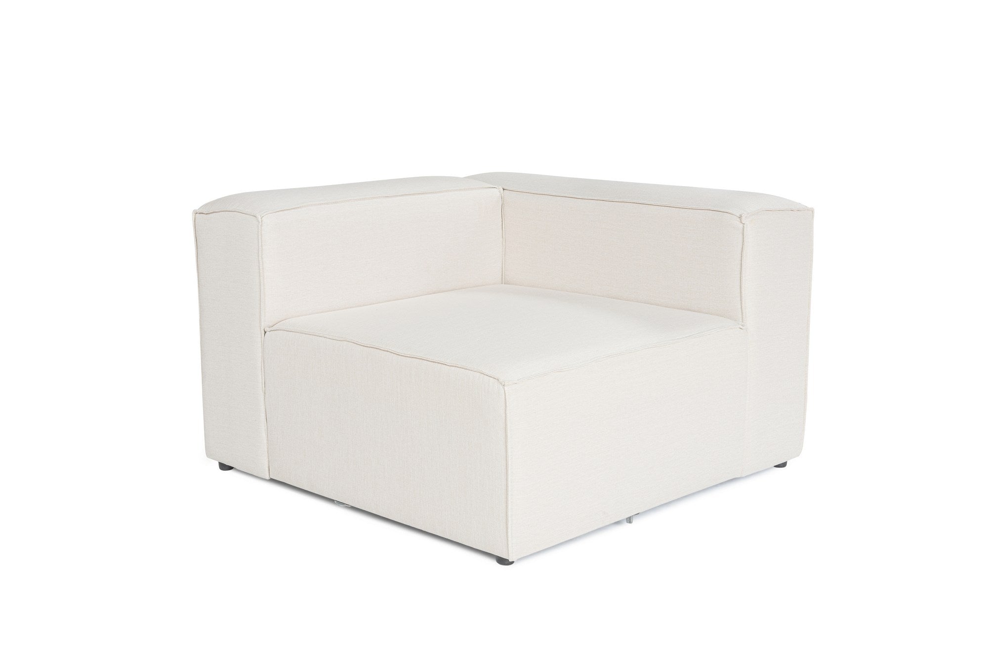 Frida – Ecru L Shape Corner Sofa | Designer Sectional for Living Room