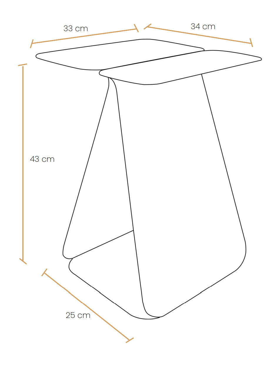 YOUMY steel side table - Mlle JO