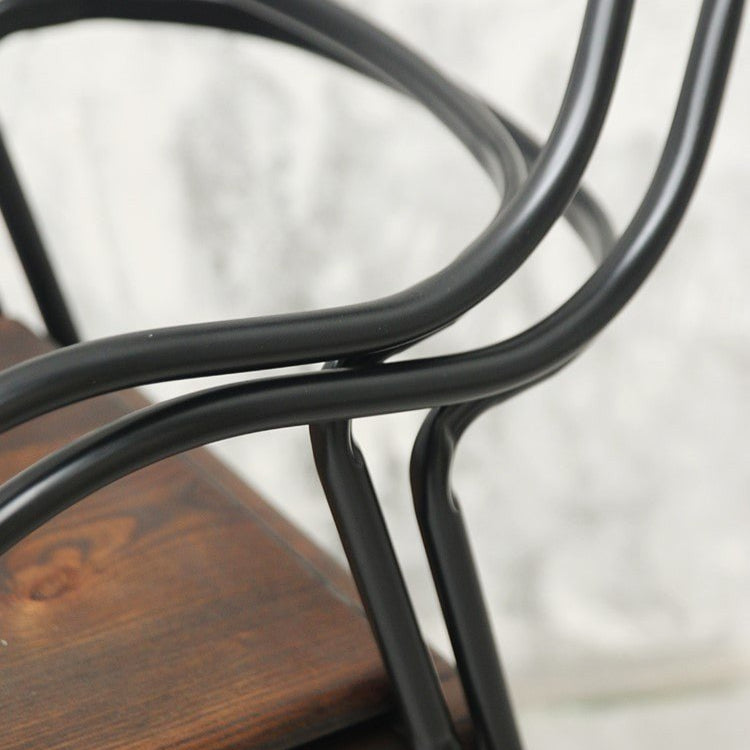 RESTO metal and wood bar chair