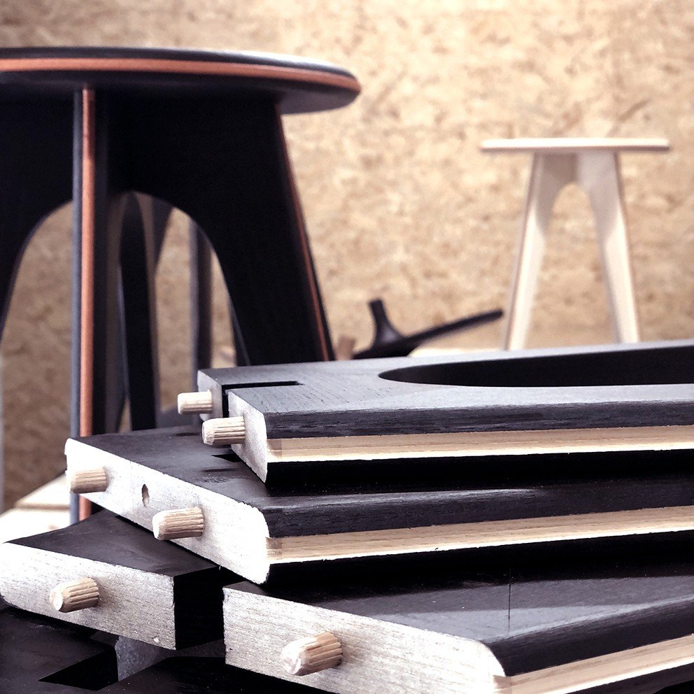 ASSY rond stool - Mlle JO