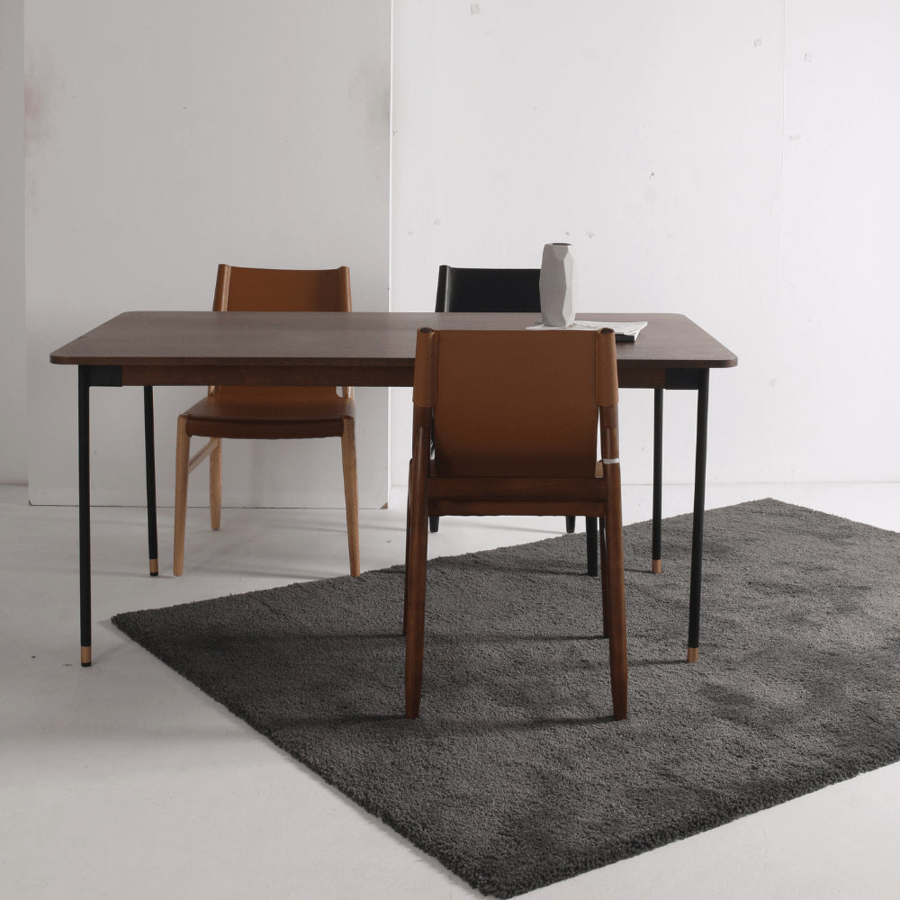 Harmonia Wood and leather chair