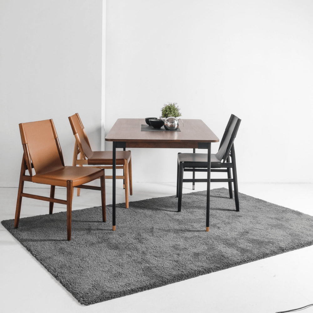 Harmonia Wood and leather chair