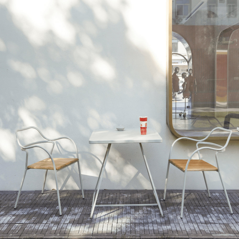 RESTO metal and wood bar chair