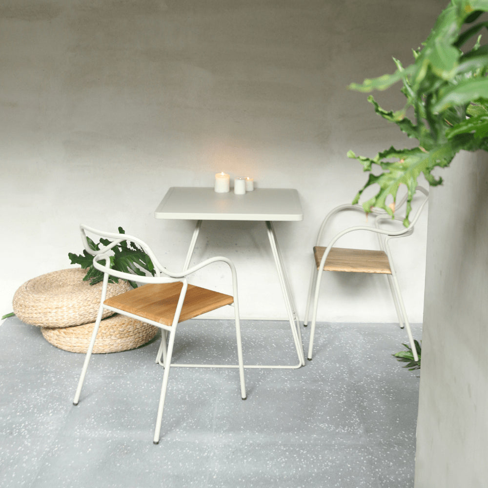 RESTO metal and wood bar chair