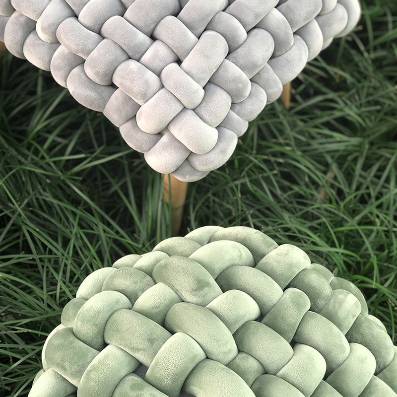  Tricot Velvet stool 