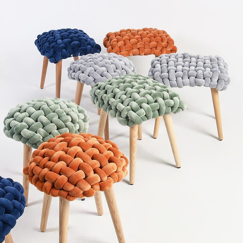  Tricot Velvet stool 