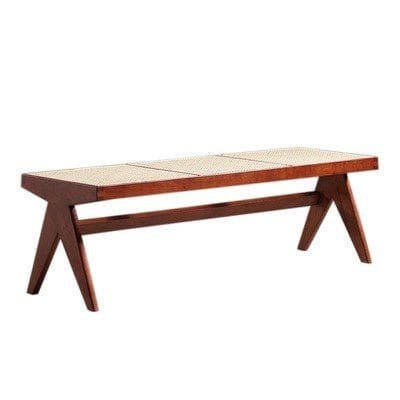 LIBRARY bench in cane