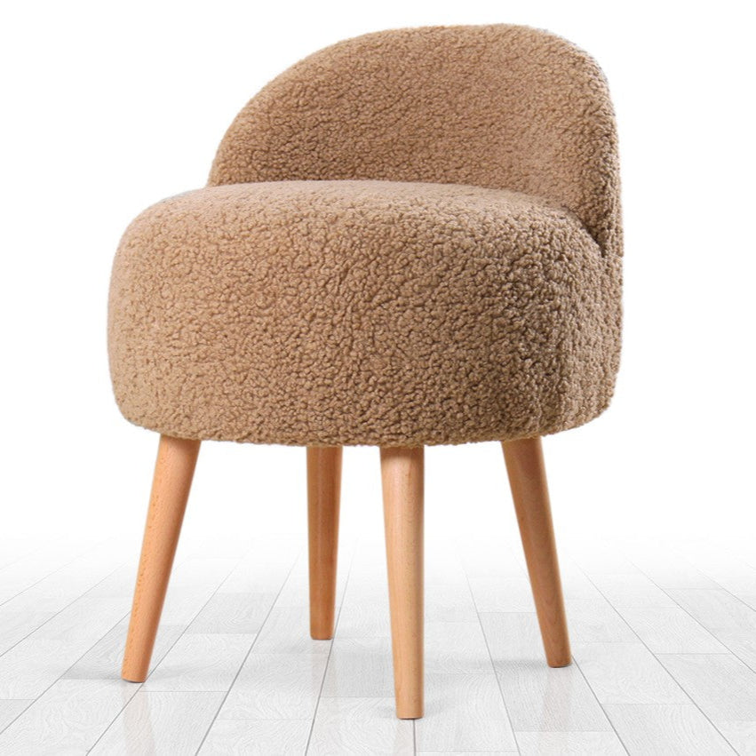 Rufmee Coffee Pouffe Modern Upholstered Ottoman