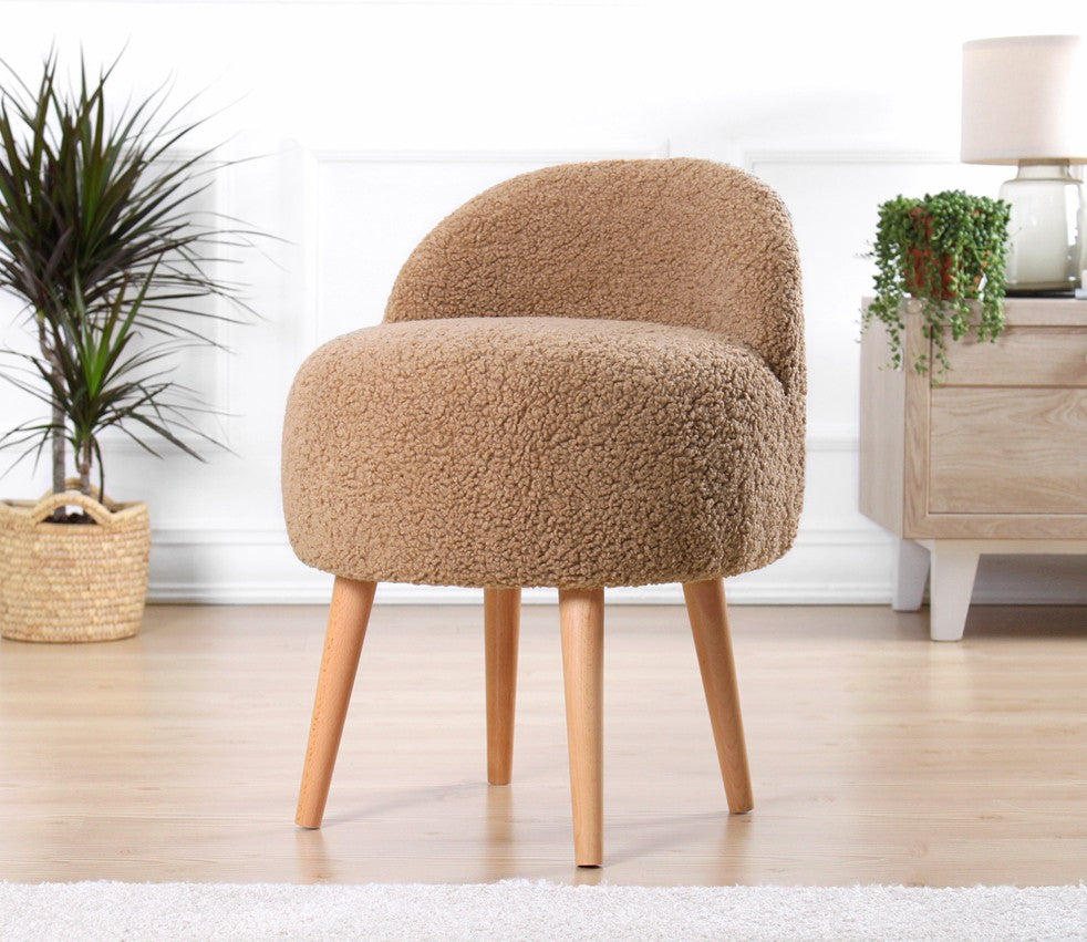 Rufmee  | Coffee Pouffe – Modern Upholstered Ottoman
