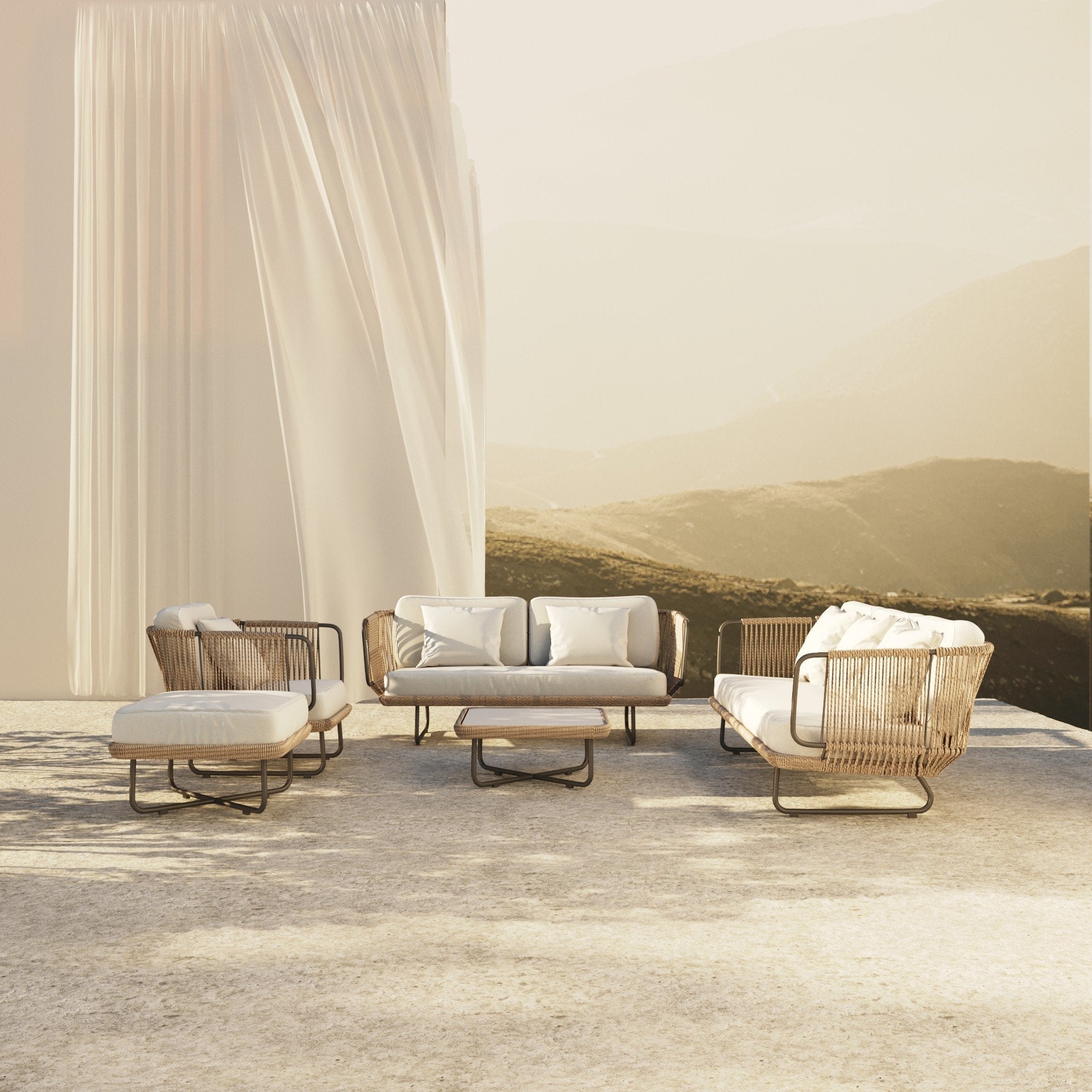 Bali outdoor lounge set