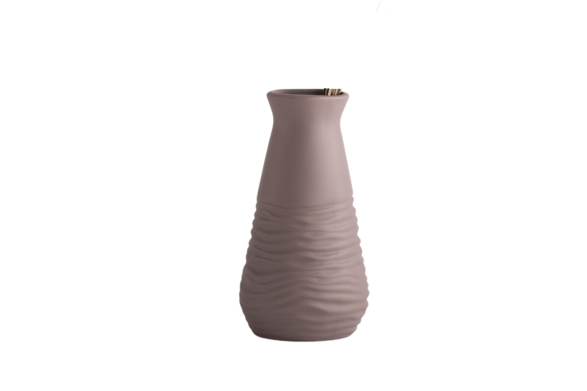 Mink Ceramic Decorative Vase – Minimalist Style