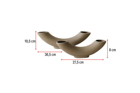Mink Ceramic Vase Set