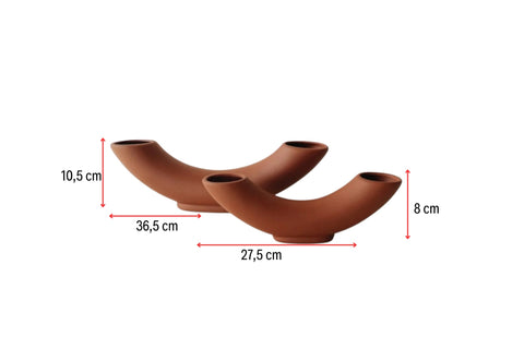 Set di piastrelle Vaso Rosso – Accento per interni