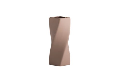 Vaso in Ceramica Marrone per Decorazione d'Interni