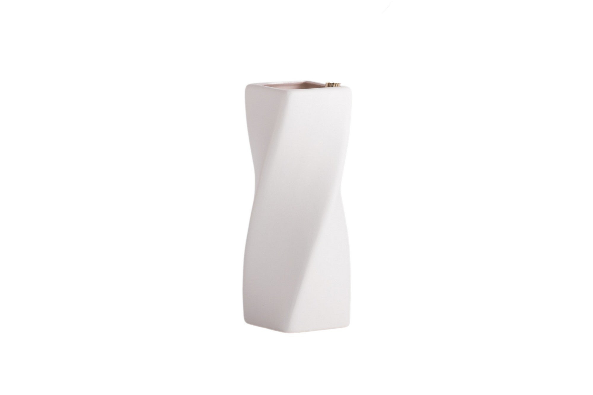 Vase en céramique blanche pour intérieurs modernes