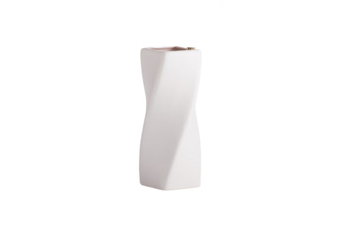 Vaso in Ceramica Bianca per Interni Moderni