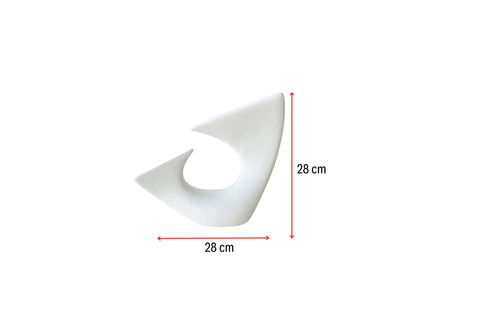 White Ceramic Vase – Elegant Interior Accent