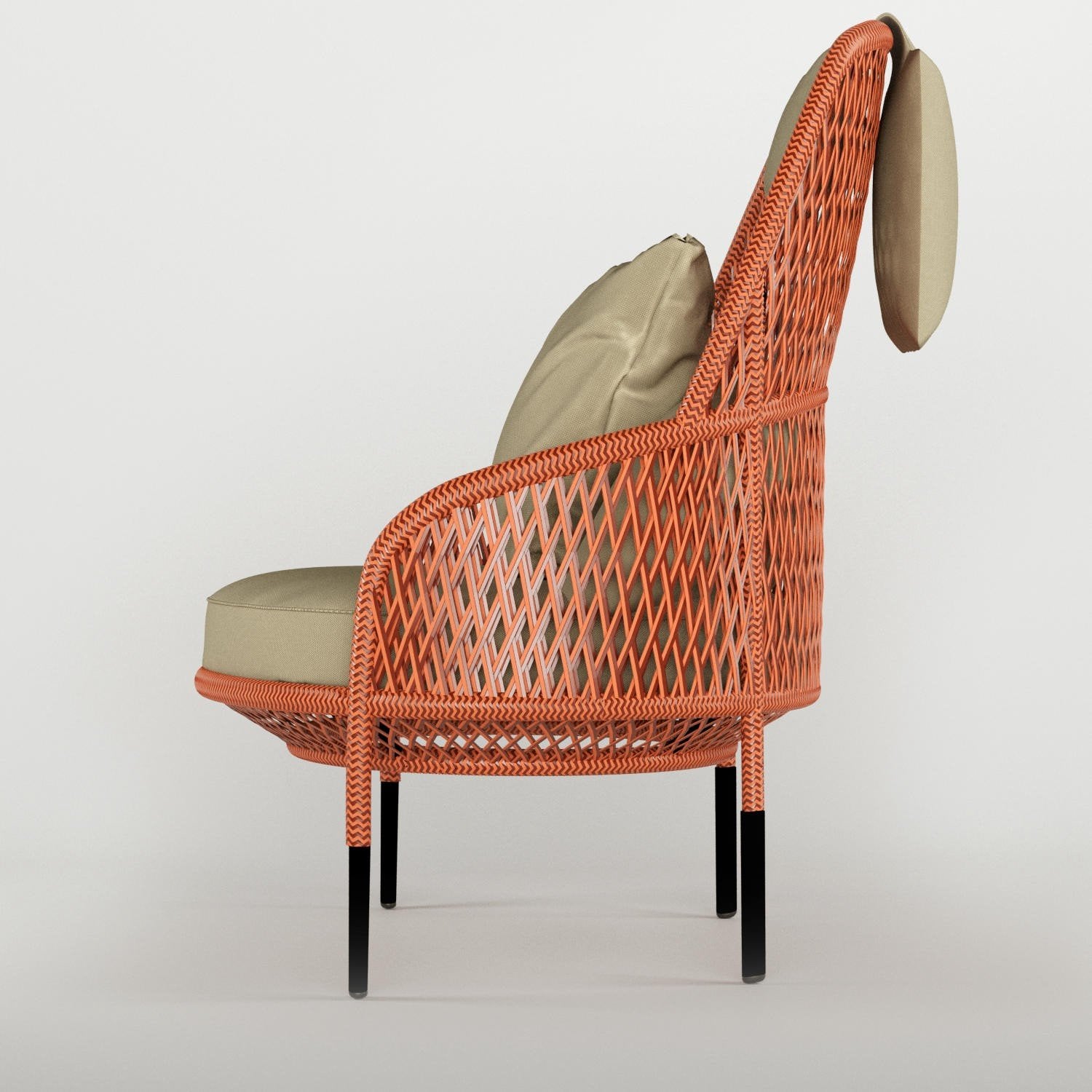 BONDI lounge chair with ottoman