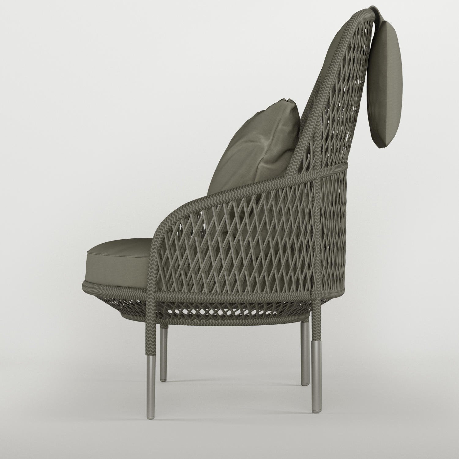 BONDI lounge chair with ottoman