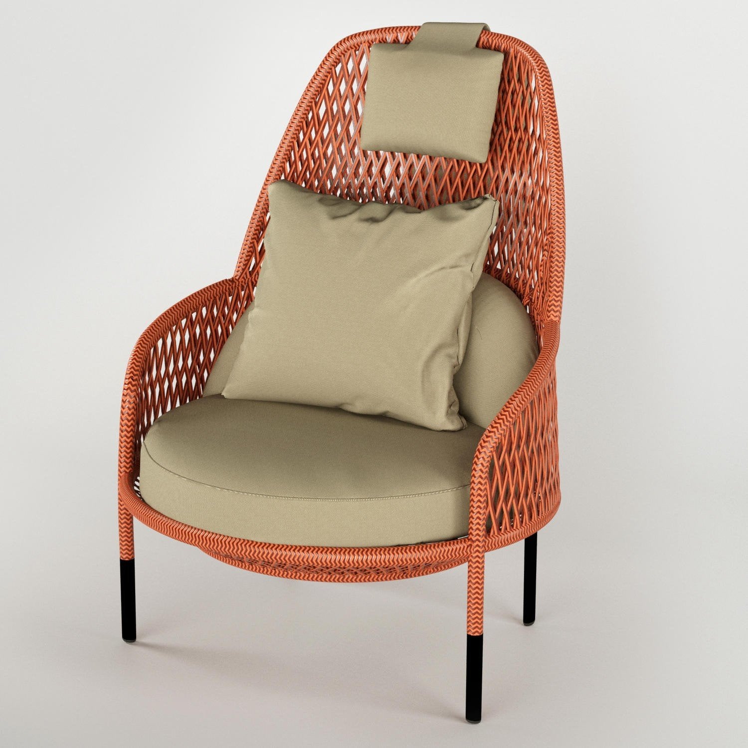 BONDI lounge chair with ottoman